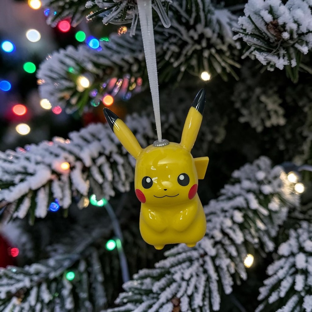 Nintendo Pokemon Pikachu Christmas Ornament 2021 Yellow Holiday Tree Decor